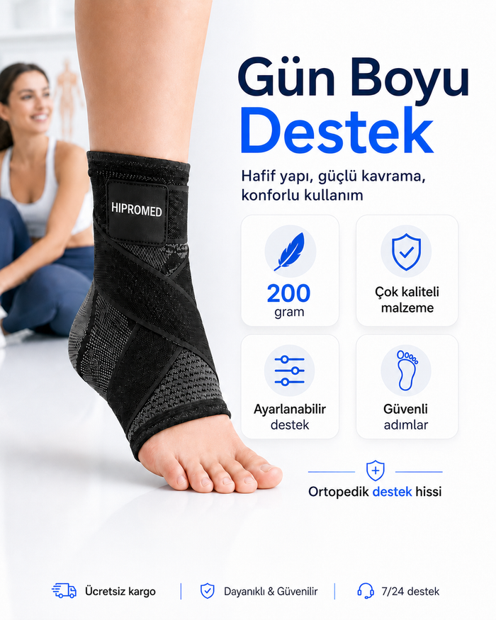 HİPROMED Çapraz Bantlı Ayak Bilekliği