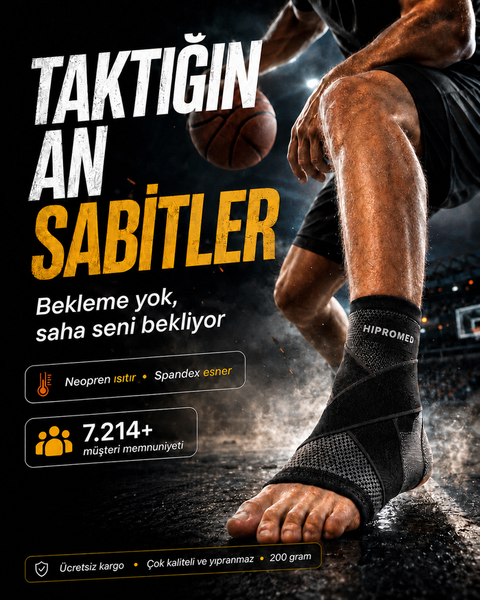 HİPROMED Çapraz Bantlı Ayak Bilekliği