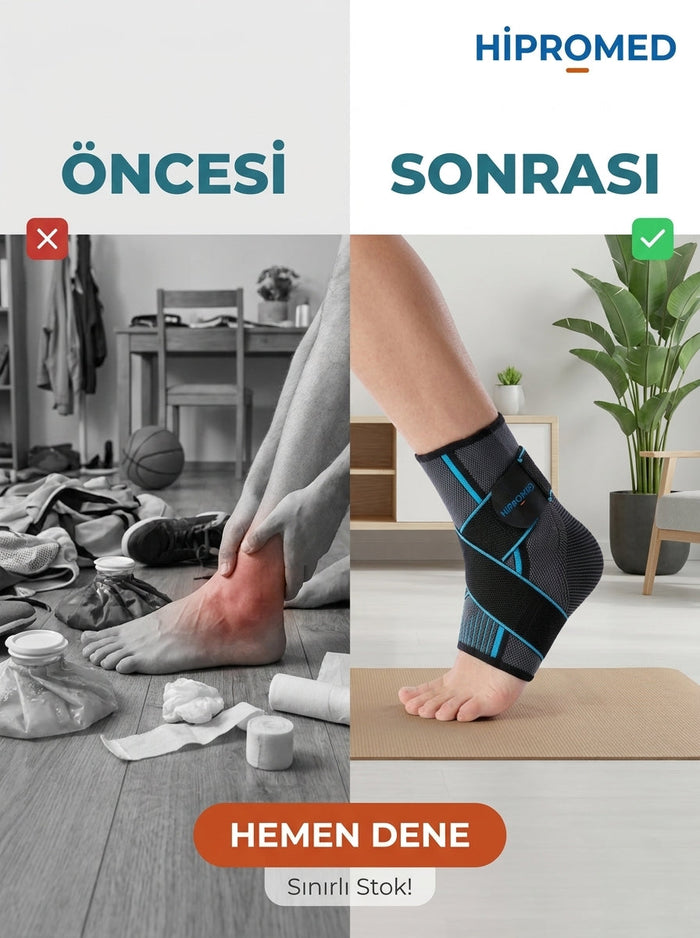HİPROMED Çapraz Bantlı Ayak Bilekliği 7