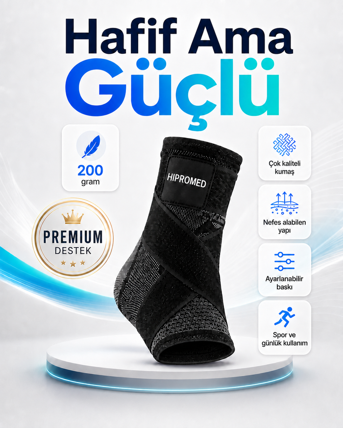 HİPROMED Çapraz Bantlı Ayak Bilekliği