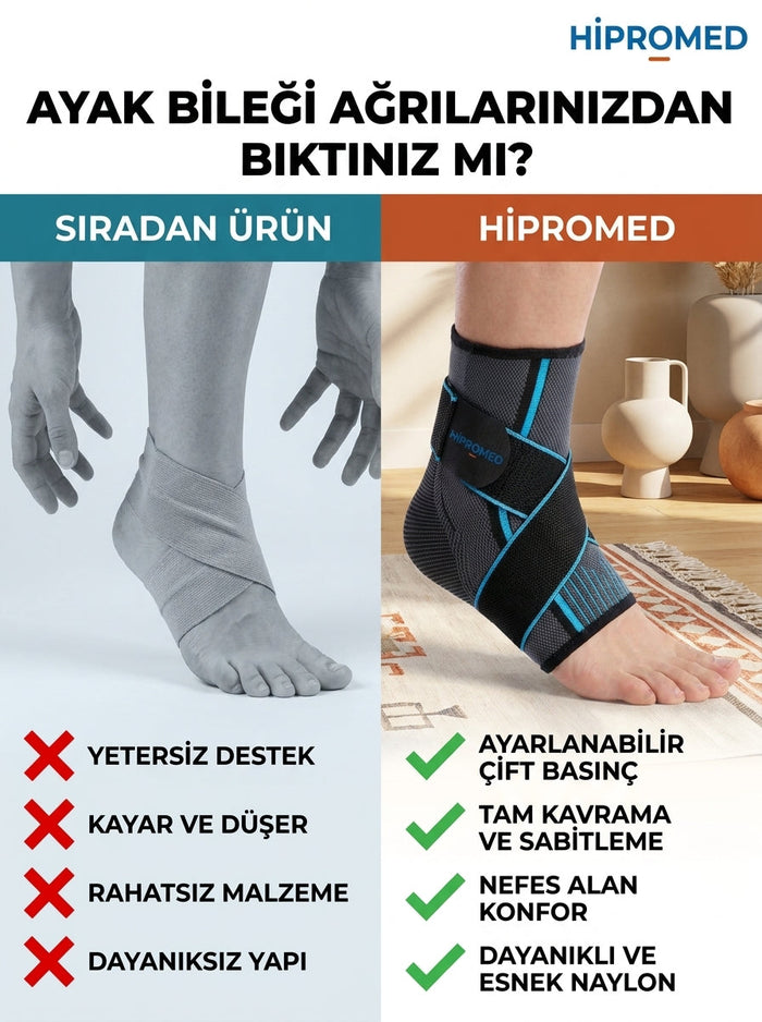 HİPROMED Çapraz Bantlı Ayak Bilekliği 2