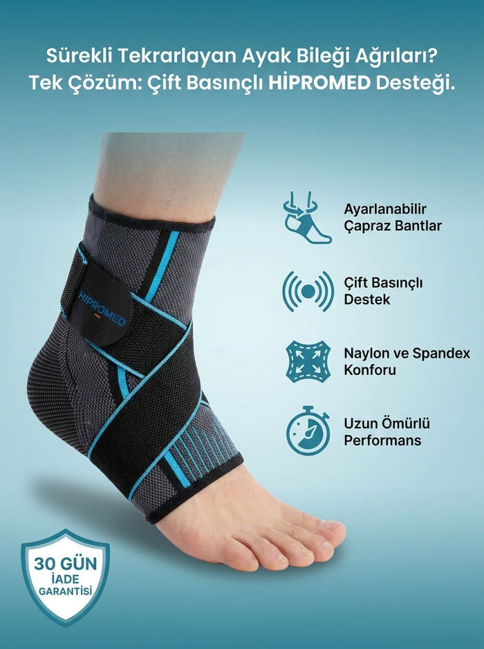 HİPROMED Çapraz Bantlı Ayak Bilekliği 8